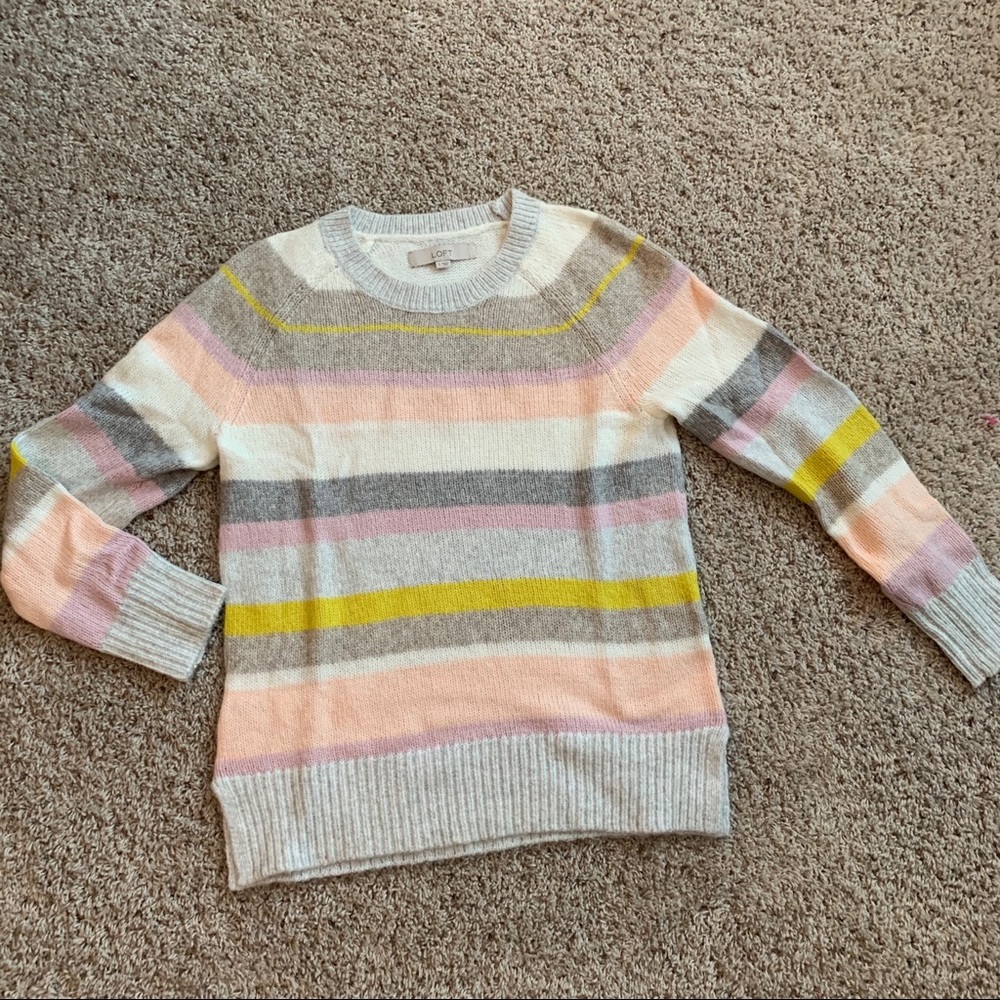 Loft striped sweater